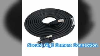 Bloqueo de tornillo de mariposa del cable de visión GigE