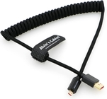 8K 2.1 Micro HDMI To HDMI Braided Coiled Cable For Atomos Ninja V 4K-60P Record 48Gbps HDMI For Canon R5C/R5/R6