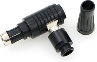 Fischer 3 Pin Male Connector RS 3 Pin Plug S102 For ARRI Alexa/Sony Venice/RED DSMC2 Right Angle 12 O'Clock