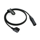 XLR 4 Pin Male To D-Tap Female Power Cable Conversion Cable For Gold Mount V Mount Battery 1M/39.4inches