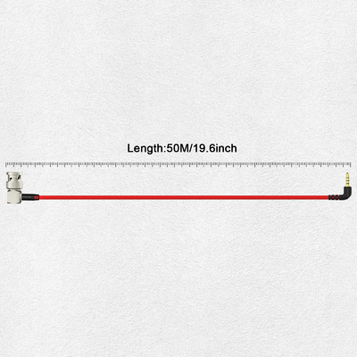 Alvin's Cables Tentacle Sync 3.5mm TRS to BNC Timecode Cable Ultra Soft Cable, Compatible with Canon C70 C300 MK II C500, Sony F55 FX9 FX6, Zaxcom, Zoom F4 F8 F8n F8n Pro 20in