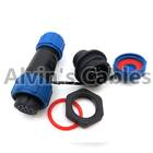 SP13 Series Aviation Connector , Waterproof Electrical Connectors Copper Conductor