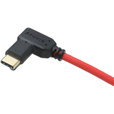 Alvin's Red Locking USB C Cable for Blackmagic 4K G2 3.3ft 10Gbps