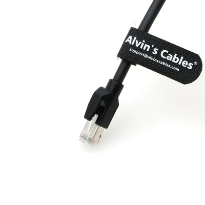 Alvin's CAT6a GigE Vision Cable 16.4ft Shielded Screw Lock RJ45