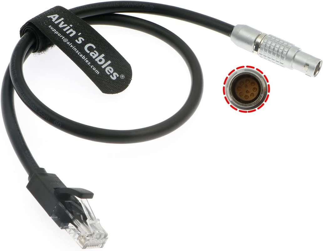 Alvin'S Cables 10 Pin Male To RJ45 Ethernet Cable For ARRI Alexa Mini LF  LF  Mini SXT Camera 54cm 21.3inches