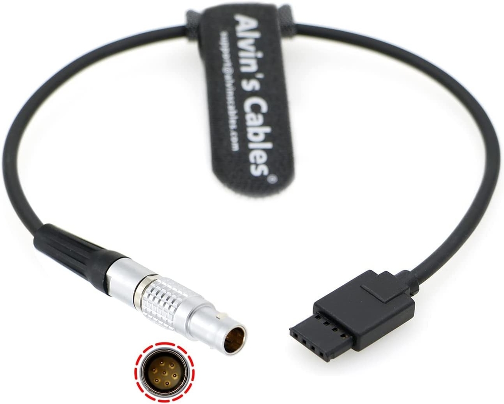 Alvin'S Cables Nucleus M Motor Power Cable For DJI Ronin S 4 Pin Female To 7 Pin Male Power Cable For Tilta 30cm 12in