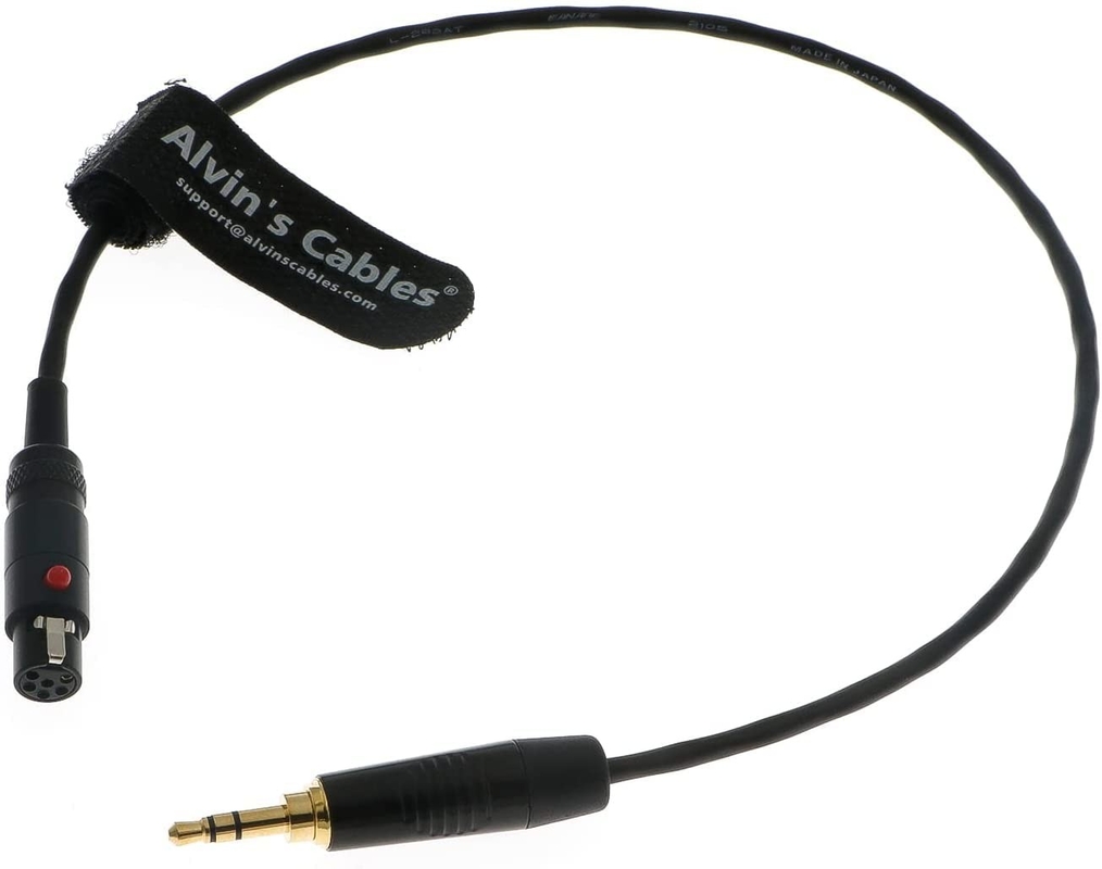 Audio Cable For Sound Devices 833 Mixer To Lectrosonics DCHT Transmitter TA6F Mini XLR 6 Pin Female To 3.5mm TRS Cable