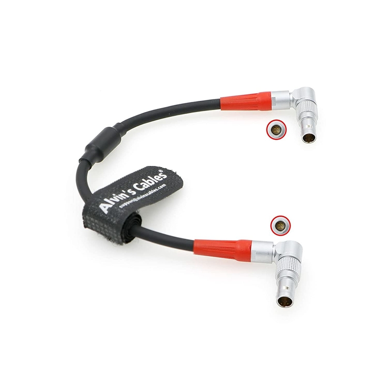 Alvin'S Cables LBUS Cable For ARRI Cforce RF Motor| Master Grips Rotatable Right Angle 4 Pin Male To Adjustable Right An