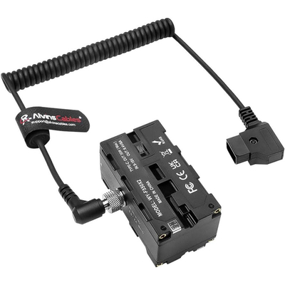 Alvin's D Tap to NP F Cable de batería ficticio para monitores Atomos Ninja Enrollados Tipo C 58 caracteres